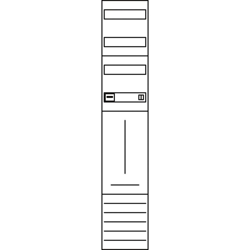 Eaton - Zähler-Komplettschrank Zählerfeld ZSD-N19A1187