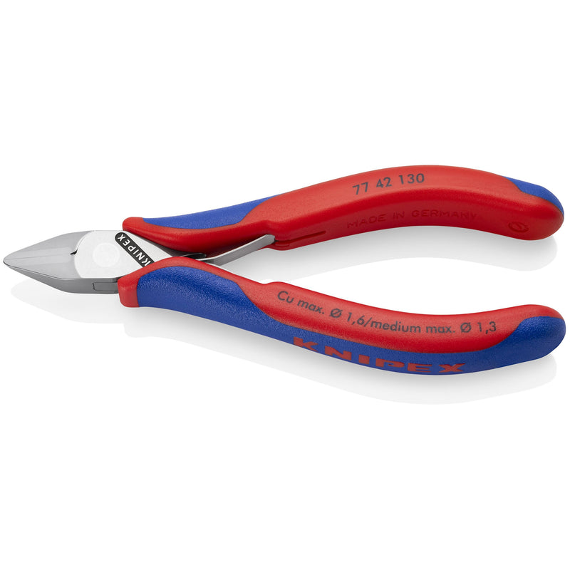 Knipex - Seitenschneider Elektronik-Seitenschneider 77 42 130 spiegelpoliert,130mm