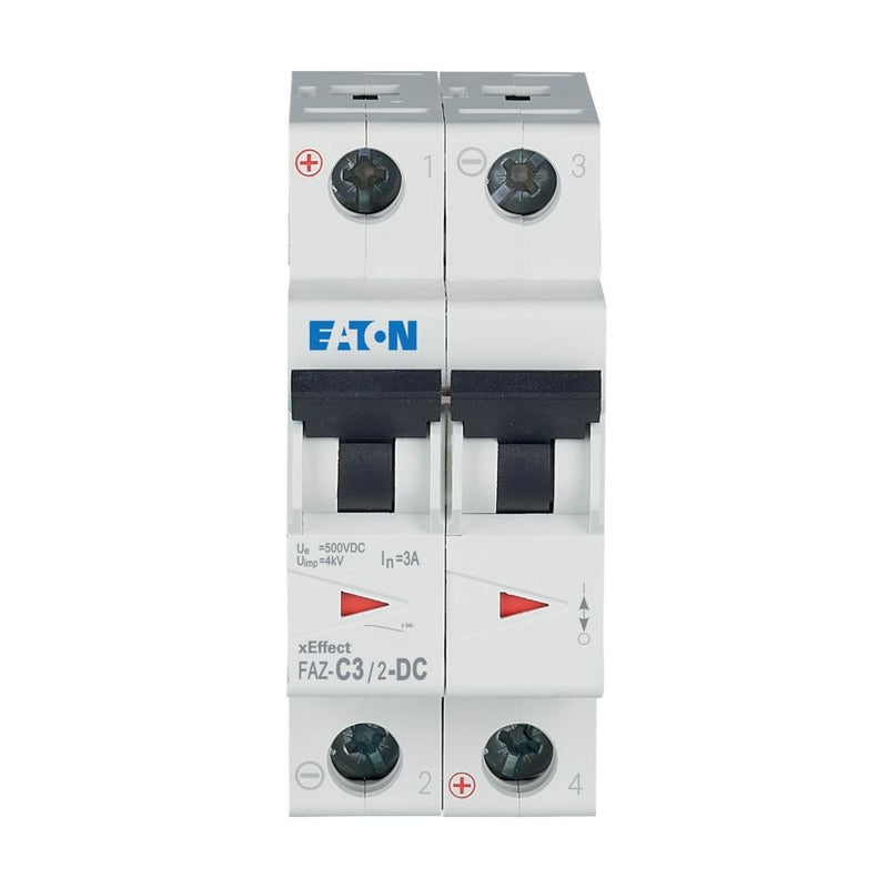 Eaton - Leitungsschutzschalter FAZ-C3/2-DC C 3A DC, 2p