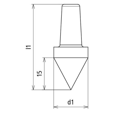 DEHN - Einschlaghilfe für Stab-/Tiefenerder Schlagspitze SSPTE25TGTZN D 25mm TG/tZn