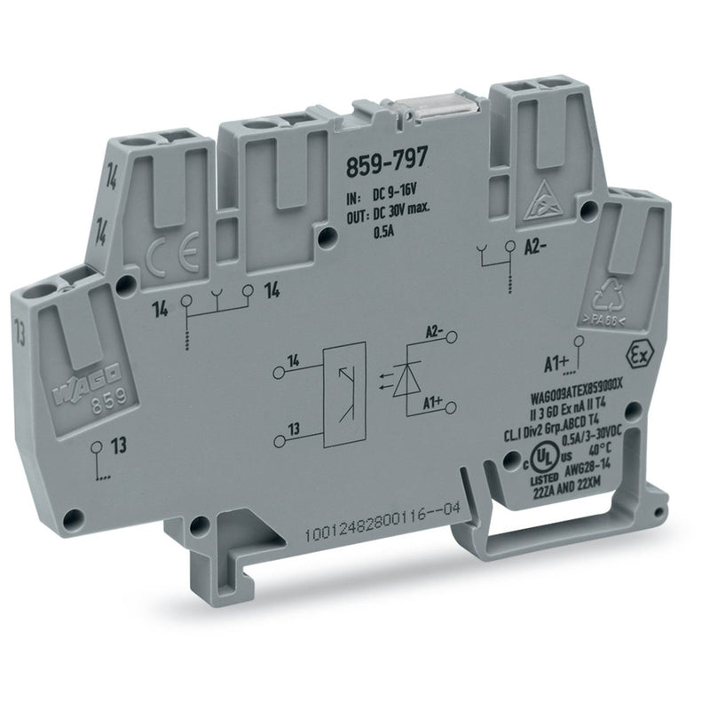 WAGO - Optokoppler Optokopplermodul 859-797 DC 12 V − 10 Stück