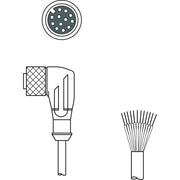 Leuze - Konfektioniertes Sensor-Aktor-Kabel Anschlussleitung KD S-M12-CW-P1-050