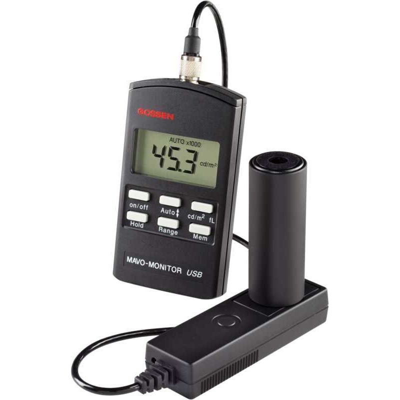 Gossen Foto - Messgerät für Temperatur und Klima Leuchtdichtemessgerät für MAVO-MONITOR USB Aufsatzmessung Kl. B