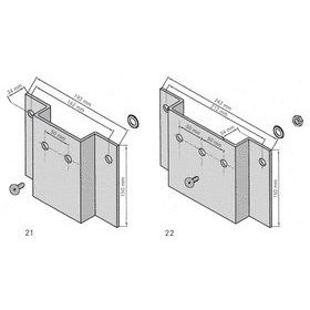Lapp Zubehör - Befestigungsschelle für Kabel/Rohre Montageplatten-MKK-21 52026062