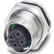 Phoenix Contact - Rundsteckverbinder, feldkonfektionierbar (Industriesteckverbinder) Feldbus-Wanddurchführung SACC-DSI-FS #1552272 − 20 Stück