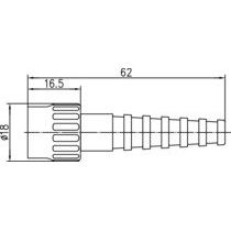 Telegärtner - Koax-Steckverbinder BNC Kabelstecker Crimp 100023305 f.RG 58,9907 Belden