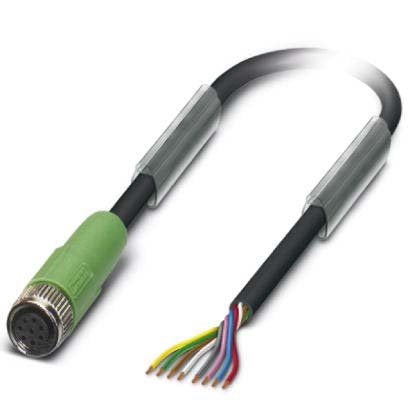 Phoenix Contact - Konfektioniertes Sensor-Aktor-Kabel Sensor-/Aktor-Kabel SAC-8P-5,0 #1404189 8-pol.RAL9005 5m