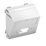 OBO Bettermann - Einsatz/Abdeckung für Kommunikationstechnik Multimediaträger MTS-DB O RW1 45x45mm rws