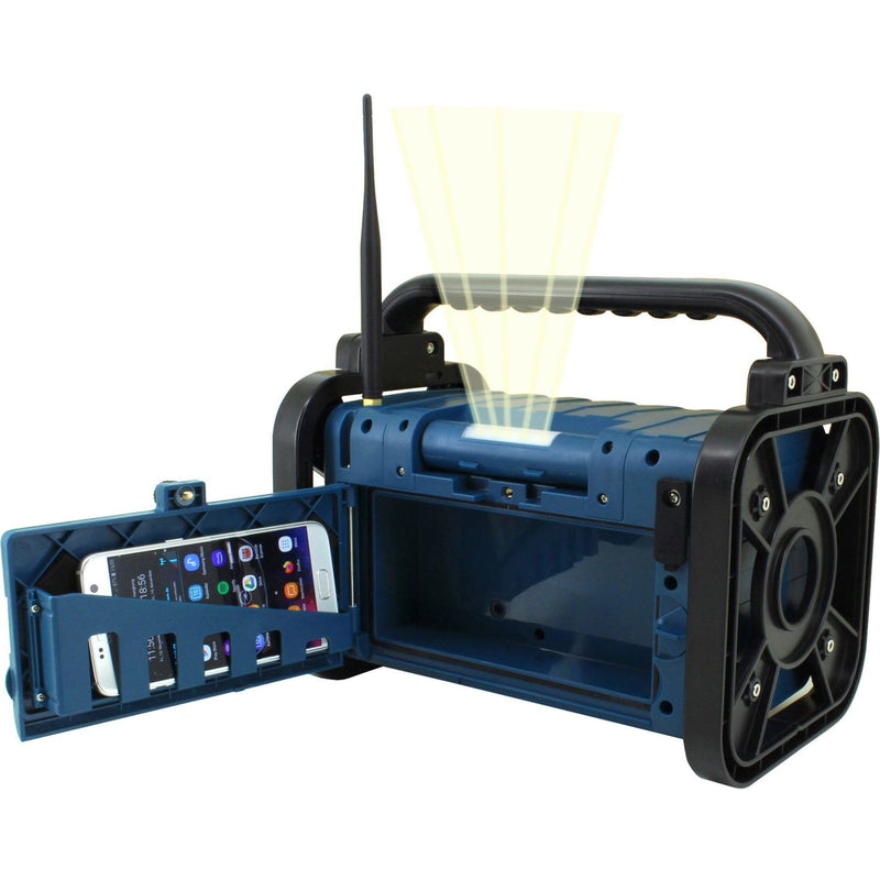 Soundmaster - Radio DAB+/UKW Baustellenradio DAB85BL bl-sw BT