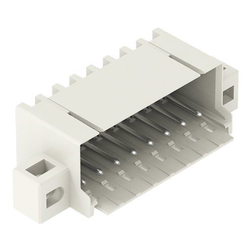 WAGO - Leiterplattensteckverbinder THR-Stiftleiste Lötstift 2091-1428/205-000 1,0mm,abgew.,lgr − 100 Stück
