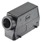 Harting - Gehäuse für Rechtecksteckverbinder Tüllengehäuse schwarz 09307240521 hohe Bauform