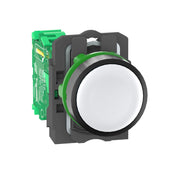 Schneider Electric - Drucktaster, Komplettgerät Funktaste ZB5RTA1 ws inkl.Sender