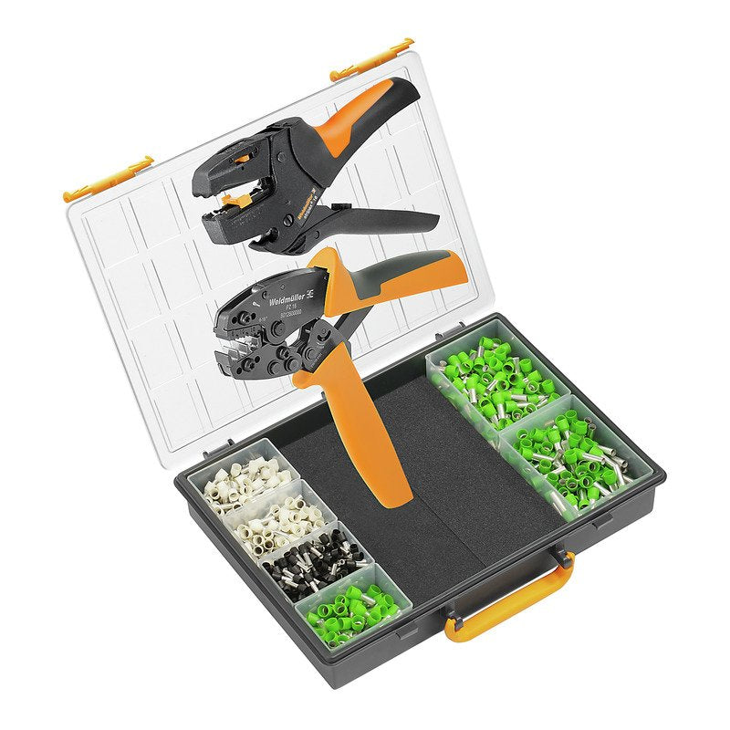 Weidmüller - Sortimentskasten für Anschluss- und Verbindungstechnik Aderendhülsen-Set CRIMP-SET PZ 16