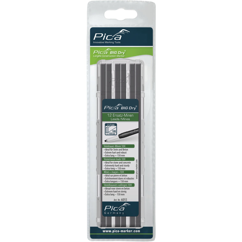 Pica-Marker - Bleistift Minen-Set Steinhauer 6055 10H − 5 Stück