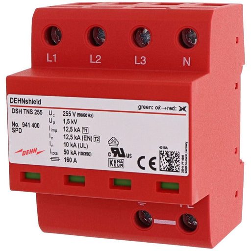 DEHN - Kombi-Ableiter für Energietechnik Kombi-Ableiter DSH TNS 255 TN-S-Systeme