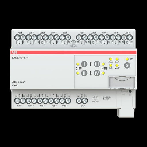 ABB Stotz S&J - Bussystem-Schaltaktor Schalt-/Jalousieaktor SAH/S16.10.7.1 16fach 10A, REG