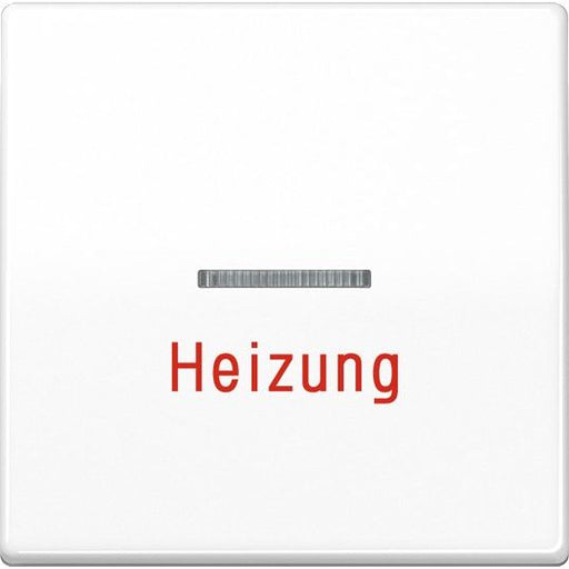 Jung - Abdeckung/Bedienelement für Installationsschalterprogramme Wippe Aufs.Heizung/Notsch. AS 591 HBF WW für beleuchtb.Taster
