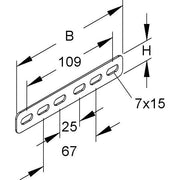 Niedax - Verbinder für Kabeltragsystem Längsverbinder RVV 35