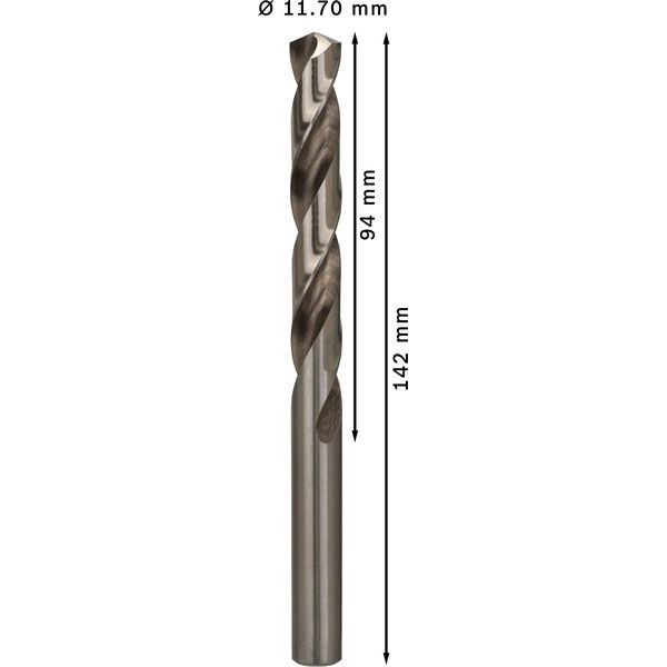 Bosch - Bohrer PRO Metal HSS-G 2608585535 Spiralbohrer 11,7 x
