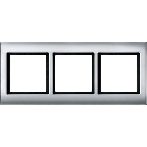 Merten - Abdeckrahmen Rahmen 3f.alu 400360 waage/senkrecht