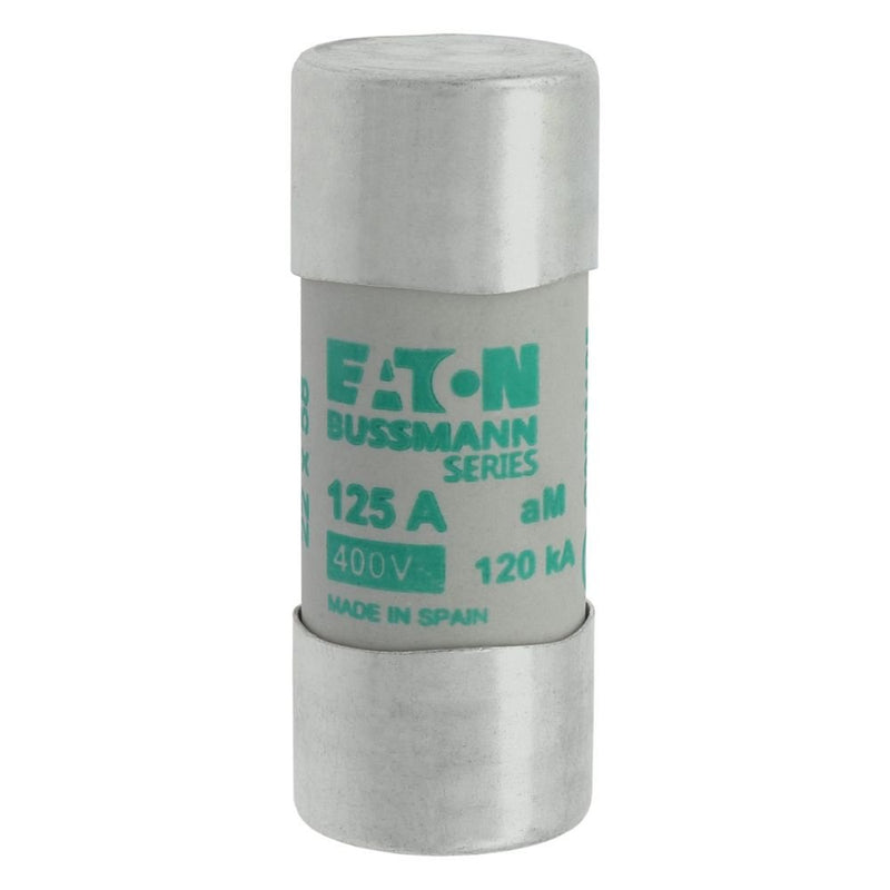 Eaton - Zylindrische Sicherung Sicherungseinsatz Nieders. CYLINDRICA#C22M125 125A AC 400V 120kA − 10 Stück
