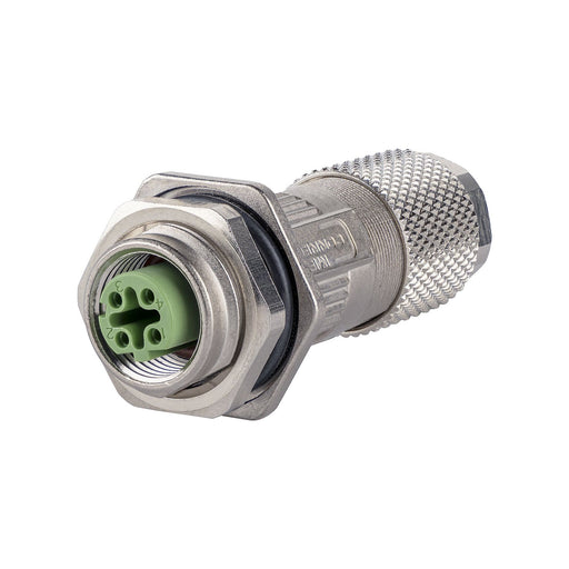 Metz Connect - Rundsteckverbinder, feldkonfektionierbar (Industriesteckverbinder) M12 Buchse feldkonfektio. MMF881A115-0001 D-kodiert − 10 Stück