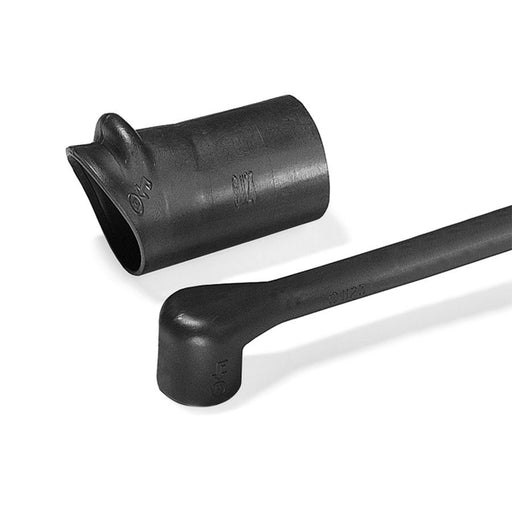 HellermannTyton - Aufteilkappe Warmschrumpfformteil 1124-1-G PO-X BK Stecker rechtwinklig