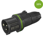 Walther Werke - CEE-Stecker (IEC 60309) CEE NEO Stecker FW211310SK 6A 3P 10h IP54 − 10 Stück