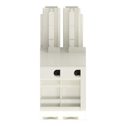 WAGO - Ein- und mehrpolige Klemmenleiste 1-Leiter-Federleiste 831-3102 CAGECLAMP,10mm²,lgr − 48 Stück