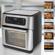 PROFICOOK - Fritteuse Heißluft-Fritteuse PC-FR1200 H eds/sw 11L,1500W