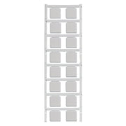 Weidmüller - Kennzeichnungsmaterial Gerätemarkierer SM 22/22 K MC NE GR 22x22mm, grau − 80 Stück