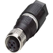 Phoenix Contact - Rundsteckverbinder, feldkonfektionierbar (Industriesteckverbinder) Sensor-Aktor-Stecker SACCM12FS-4QO-0,75-M 4p.,M12-Buchse ger