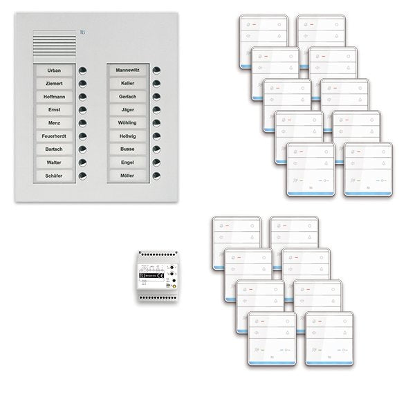 TCS Tür Control - Türsprech-Set pre:pack Audio UP 18WE PPUF18/2-EN/01 m.Außenstation PUK