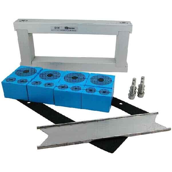 Roxtec - Einführungsflansch für Kleingehäuse/Schaltschrank CF 24/12 Kit CF00000241235 Aluminium