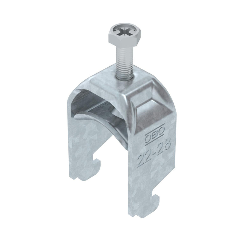 OBO Bettermann - Bügelschelle BS-N1-M-28 FT 22-28mm − 100 Stück