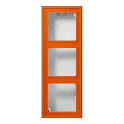 Jung - Aufputzgehäuse für Unterputzgerät Aufputz-Kappe 3fach LC 583 A 260 orange vif (4320S)