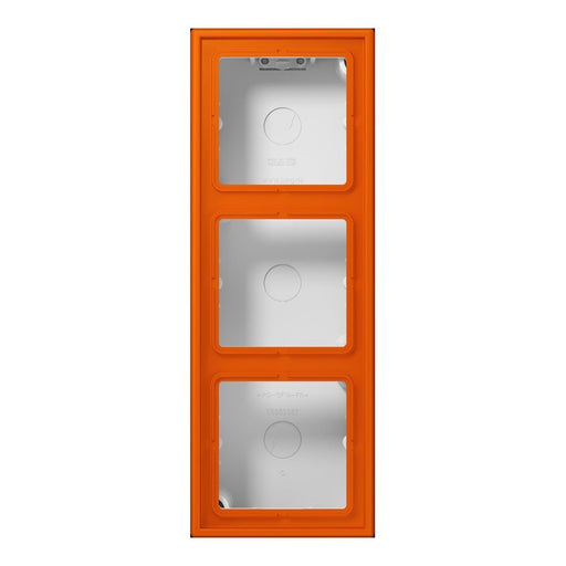 Jung - Aufputzgehäuse für Unterputzgerät Aufputz-Kappe 3fach LC 583 A 260 orange vif (4320S)
