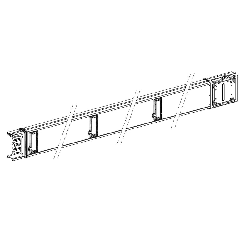 Schneider Electric - Schienenverteilereinheit Schienenkasten KSA160ED4306 160A,3m