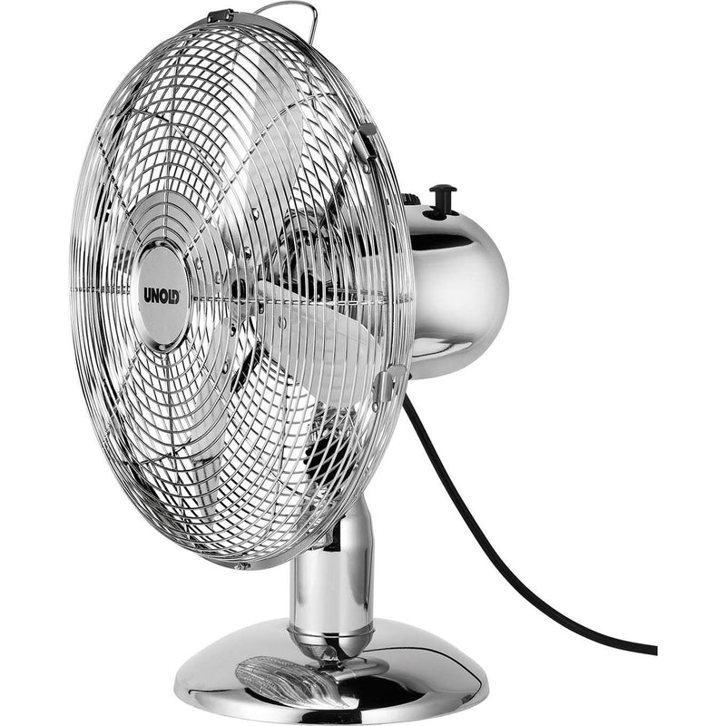 Unold - Umluftventilator Tischventilator 86830 Chrome