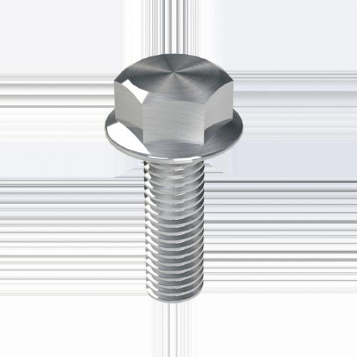 Unex - Maschinenschraube/Bolzen Schraube DIN 6921 60829-A4 M8X25 − 50 Stück