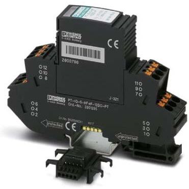 Phoenix Contact - Überspannungsableiter für Informations-/MSR-Technik Überspannungsschutz-Gerät PT-IQ-5-HF+F-12DC-PT für HF Anwendungen