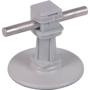 DEHN - Dachleitungshalter für Blitzschutz Leitungshalter grau DLHDS8H36KP67KGR H36mm m.Klebepad
