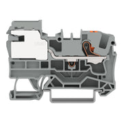 WAGO - Neutralleitertrenn-Reihenklemme Potentialausgleichsklemme 2206-7111 6 mm²,Push − 50 Stück