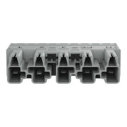 WAGO - Steckverbinder für steckbare Gebäudeinstallation Stecker 5-polig 770-255/062-000 Kod. B,grau − 50 Stück
