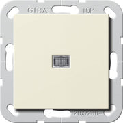 Gira - Installationsschalter Wippschalt. Aus 2p Kontrol 283401 System 55 cws