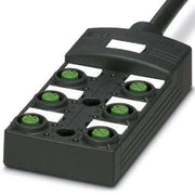 Phoenix Contact - Passiver Sensor-/Aktor-Verteiler (mit Leitung) Sensor-/Aktor-Box SACB-6/12 #1452482 5-pol.Code A 180°