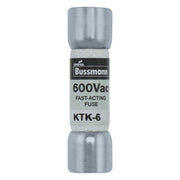 Eaton - HRC-Sicherung Sicherungseinsatz KTK-6 6 A, AC 600 V − 10 Stück