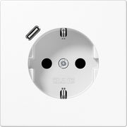 Jung - Steckdose SCHUKO Steckdose LS 1520-18 C WW mit USB Typ C