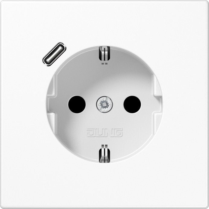 Jung - Steckdose SCHUKO Steckdose LS 1520-18 C WW mit USB Typ C