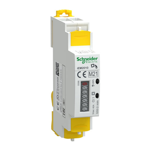 Schneider Electric - Elektrizitätszähler Energiezähler IEM2010 A9MEM2010 1P 40A Puls Mid